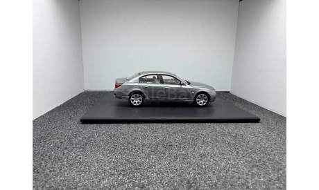 BMW 545i E60 2003 - 2010 silver metallic, редкая масштабная модель, Kyosho, 1:43, 1/43