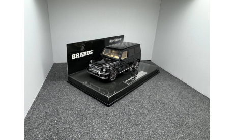 Mercedes-Benz Brabus G V12 800 (W463) 2012 Black, редкая масштабная модель, Minichamps, scale43