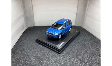 Skoda Yeti FL 2013 modrá metalíza, масштабная модель, scale43, Abrex, Škoda