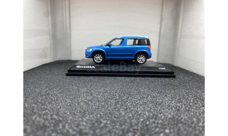 Skoda Yeti FL 2013 modrá metalíza, масштабная модель, scale43, Abrex, Škoda