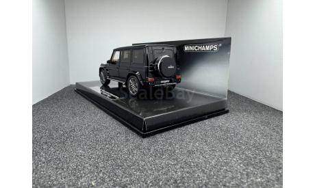 Mercedes-Benz Brabus G V12 800 (W463) 2012 Black, редкая масштабная модель, Minichamps, scale43