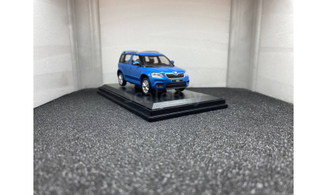 Skoda Yeti FL 2013 modrá metalíza, масштабная модель, scale43, Abrex, Škoda