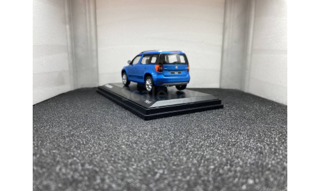 Skoda Yeti FL 2013 modrá metalíza, масштабная модель, scale43, Abrex, Škoda