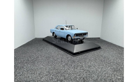 ГАЗ Волга 24-10 1986 голубой, редкая масштабная модель, IST Models, scale43