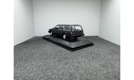 Volvo 740 GL 1986 blue-green metallic, редкая масштабная модель, Minichamps, scale43
