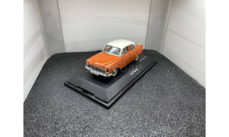 Opel Kapitan 1956 orange/white, редкая масштабная модель, Schuco, 1:43, 1/43