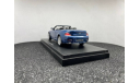 BMW 6 series convertible 645Ci E64 blue, редкая масштабная модель, Kyosho, scale43