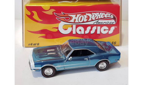 CHEVROLET CAMARO SS368 68г., масштабная модель, Mattel Hot Wheels, scale43