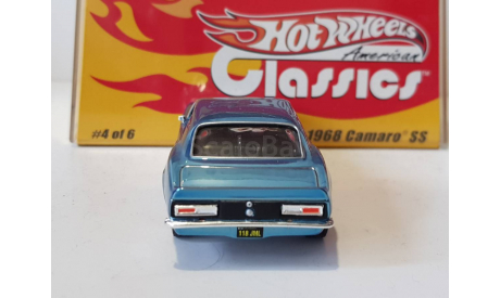 CHEVROLET CAMARO SS368 68г., масштабная модель, Mattel Hot Wheels, scale43
