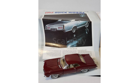 BUICK RIVIERA 63, масштабная модель, FRANKLIN MINT, 1:43, 1/43