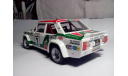 Модель Fiat 131 Rally Alitalia, сборная модель автомобиля, 1:24, 1/24, Italeri