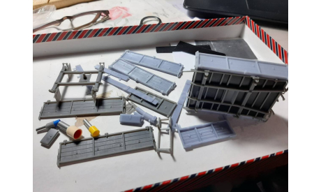 набор деталей к кузову ЗиЛ-ММЗ-554М  3D печать, масштабная модель, scale43