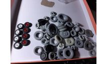 резина и диски разные смола, масштабная модель, scale43