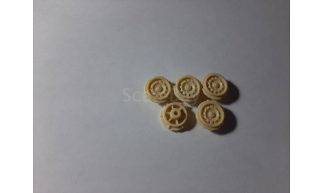 диски УАЗ 3909, комплект 5 шт.  смола, масштабная модель, scale0