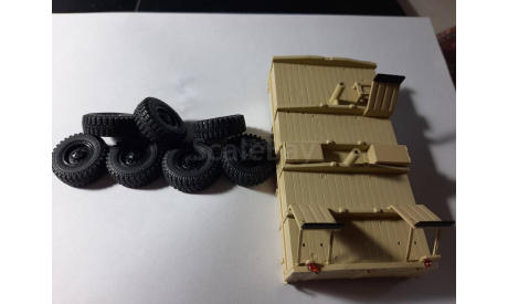 набор Урал-375Н: колёса с дисками + кузов  АИСТ, масштабная модель, scale43, Автоистория (АИСТ)
