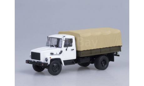 Шасси Газ-3309  б/з кузова, масштабная модель, 1:43, 1/43, Автоистория (АИСТ)