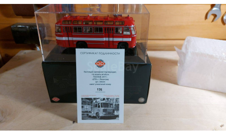 ПАЗ 652Б 1977г. УПО г. Ленинград производства DIP models., масштабная модель, scale43