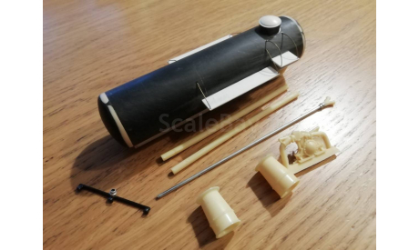 Сборная модель полуприцепа АВ-6 S-Max, сборная модель автомобиля, scale43, полуприцеп ЗИЛ-130