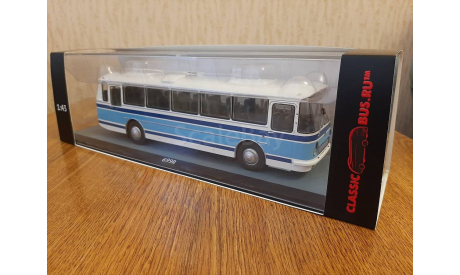 Масштабная модель ЛАЗ-699Р бело-голубой, масштабная модель, Classicbus, scale43