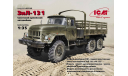 Сборная модель ЗИЛ-131, сборная модель автомобиля, ICM, 1:35, 1/35