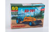 Сборная модель ДЗ-201, сборная модель автомобиля, AVD Models, scale43