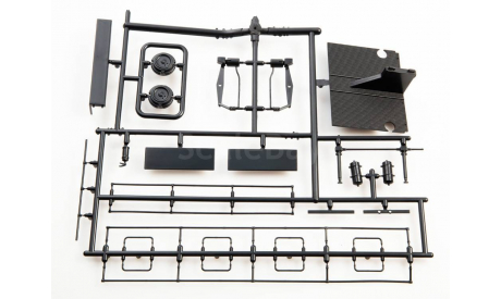Сборная модель ЗИЛ-130В1 с п/п АППА-4, сборная модель автомобиля, AVD Models, scale43