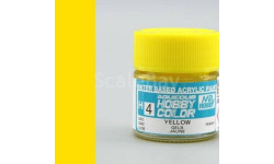 Краска водоразбавляемая художественная (Глянцевая), Yellow 10мл.