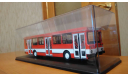 Масштабная модель Ликинский автобус 5256 городской (красный/белый), масштабная модель, ЛиАЗ, 1:43, 1/43