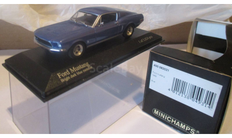 FORD MUSTANG 1968 MINICHAMPS, масштабная модель, scale43