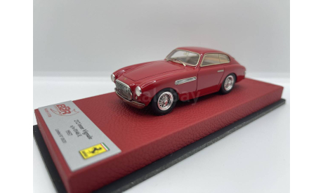BBR Ferrari 212 Inter Vignale SIN 0146E 1957 RED, масштабная модель, scale43
