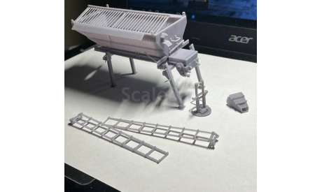 Пескоразбрасыватель КДМ, сборная модель (другое), КамАЗ, 1:43, 1/43