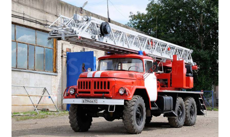 ЗИЛ ал-30 (131) пожарная лестница SSM 1:43, масштабная модель, Start Scale Models (SSM), scale43