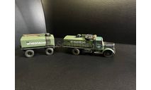 МАЗ 200 аэродромный топливозаправщик с прицепом, масштабная модель, СарЛаб, scale43