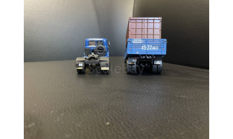 AD Modum МАЗ-5429 c МАЗ-5215 прицеп, контейнер DIP, масштабная модель, scale43