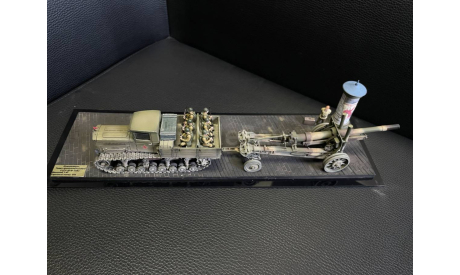 Коминтерн Тягач с гаубицей МЛ-20 Моделстрой 1:43, масштабная модель, scale43
