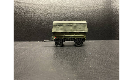 Прицеп 2-ПН-2 с дугами и тентон. DIP Models 1:43 лимитированная, масштабная модель, ЗИЛ, scale43