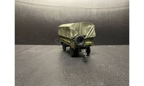Прицеп 2-ПН-2 с дугами и тентон. DIP Models 1:43 лимитированная, масштабная модель, ЗИЛ, scale43