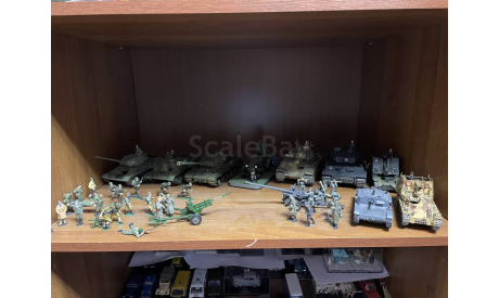 Коллекция бронетехники и фигурок ВОВ 1941-1945 масштаб 1:35 Tamiya, сборные модели бронетехники, танков, бтт, Т34,Т85,Тигр,Пантера,САУ, 1/35