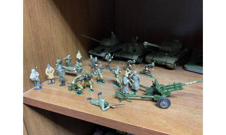 Коллекция бронетехники и фигурок ВОВ 1941-1945 масштаб 1:35 Tamiya, сборные модели бронетехники, танков, бтт, Т34,Т85,Тигр,Пантера,САУ, 1/35
