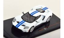 Ford GT - 2017 - White/Blue, масштабная модель, IXO, scale43