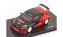 TOYOTA Pandem GR Yaris Advan - 2022 - Black/Red, масштабная модель, IXO, scale43