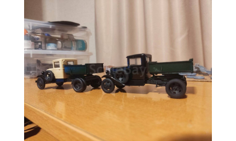 Самосвал Горький-410, сборная модель автомобиля, ГАЗ, Военная Миниатюра, scale43