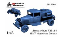 ПМГ завода ’Красная Этна’, сборная модель автомобиля, Военная Миниатюра, scale43, ГАЗ