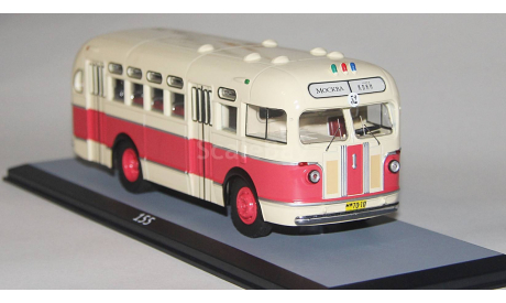 Зис-155 бежево-красный.ClassicBus., масштабная модель, scale43