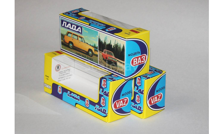 Коробка для моделей ВАЗ-2101/02.Репринт., боксы, коробки, стеллажи для моделей