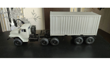 Урал 44202 контейнеровоз, масштабная модель, Элекон, scale43