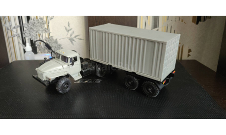 Урал 44202 контейнеровоз, масштабная модель, Элекон, scale43