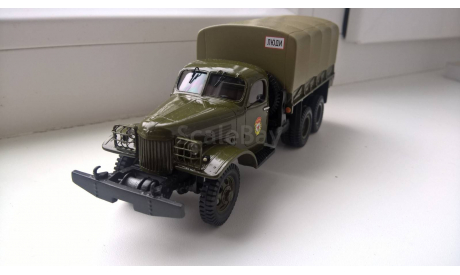 ЗИС 151 Хаки. С лебедкой. Произв-во ALF., масштабная модель, 1:43, 1/43