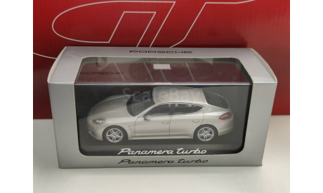 Porsche Panamera Turbo 2009 silver 1/43 Minichamps, масштабная модель, scale43