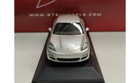 Porsche Panamera Turbo 2009 silver 1/43 Minichamps, масштабная модель, scale43